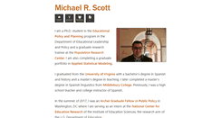 Desktop Screenshot of michaelrscott.com