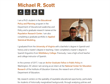 Tablet Screenshot of michaelrscott.com